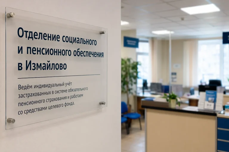 Отделение социального и пенсионного обеспечения в Измайлово
